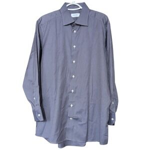 ETON Contemporary Dress Shirt 44 size 17.5 Micro Check Spread Office Boardroom